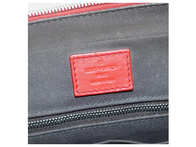 LOUIS VUITTON Borsa Porta Documenti da Viaggio Damier Infini N41143 LV Auth ka518 Arancione - vista 16