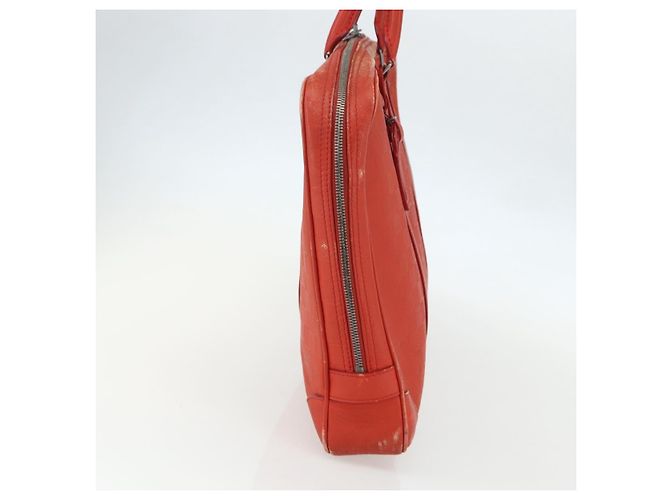 LOUIS VUITTON Borsa Porta Documenti da Viaggio Damier Infini N41143 LV Auth ka518 Arancione - vista 4