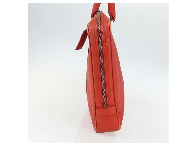 LOUIS VUITTON Borsa Porta Documenti da Viaggio Damier Infini N41143 LV Auth ka518 Arancione - vista 5