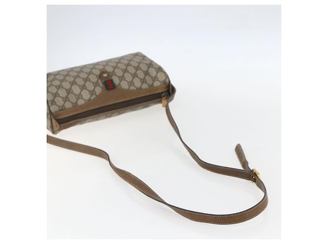 Bolso Sherry Line GG Supreme Web de GUCCI en PVC beige y dorado 89 02 017 Auth BA8189 - vista 7