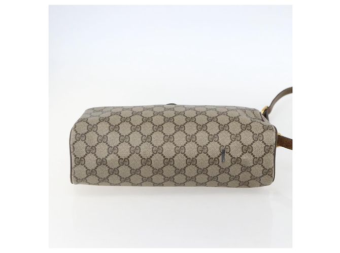 Bolso Sherry Line GG Supreme Web de GUCCI en PVC beige y dorado 89 02 017 Auth BA8189 - vista 9