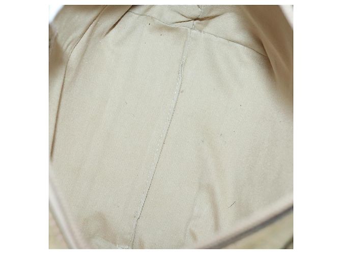 BURBERRY Bolso de Hombro Jimmy Choo Nylon Cuero 2 Conjunto Beige Marfil Auth BA8473 Crudo - vista 10