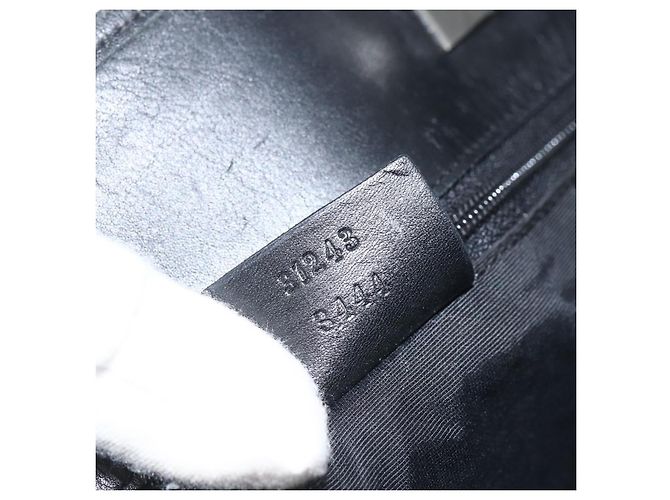 GUCCI GG Canvas Tote Bag Schwarz Silber 31243 Auth 151463 - Ansicht 20