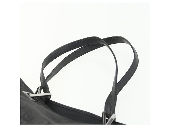 GUCCI GG Canvas Tote Bag Schwarz Silber 31243 Auth 151463 - Ansicht 8