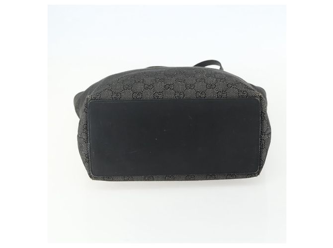 GUCCI GG Canvas Tote Bag Schwarz Silber 31243 Auth 151463 - Ansicht 9
