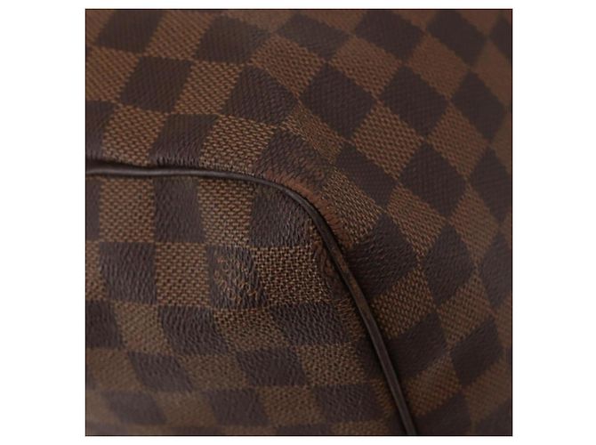 LOUIS VUITTON Borsa Boston Keepall 50 Damier Ebene N41427 Auth LV 148143 - vista 15