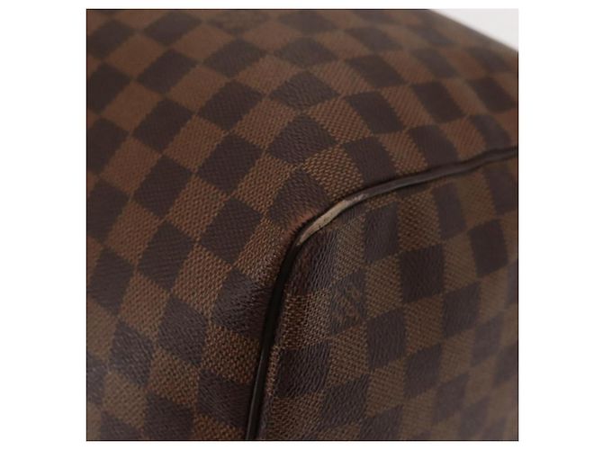 LOUIS VUITTON Borsa Boston Keepall 50 Damier Ebene N41427 Auth LV 148143 - vista 16