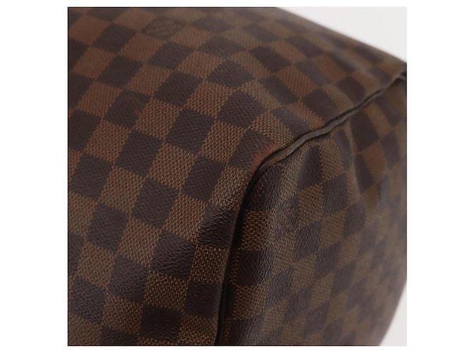 LOUIS VUITTON Borsa Boston Keepall 50 Damier Ebene N41427 Auth LV 148143 - vista 17