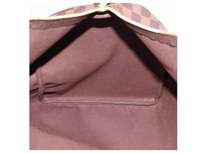 LOUIS VUITTON Borsa Boston Keepall 50 Damier Ebene N41427 Auth LV 148143 - vista 22