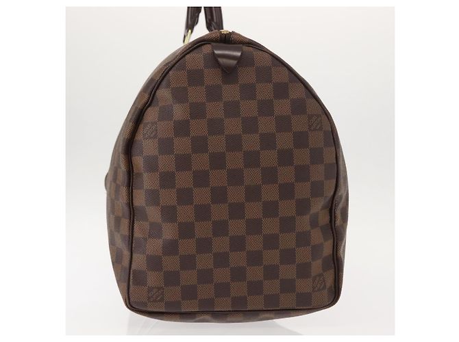 LOUIS VUITTON Borsa Boston Keepall 50 Damier Ebene N41427 Auth LV 148143 - vista 3