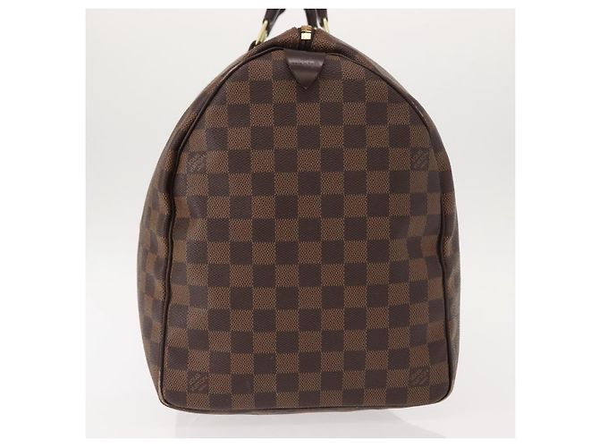 LOUIS VUITTON Borsa Boston Keepall 50 Damier Ebene N41427 Auth LV 148143 - vista 4
