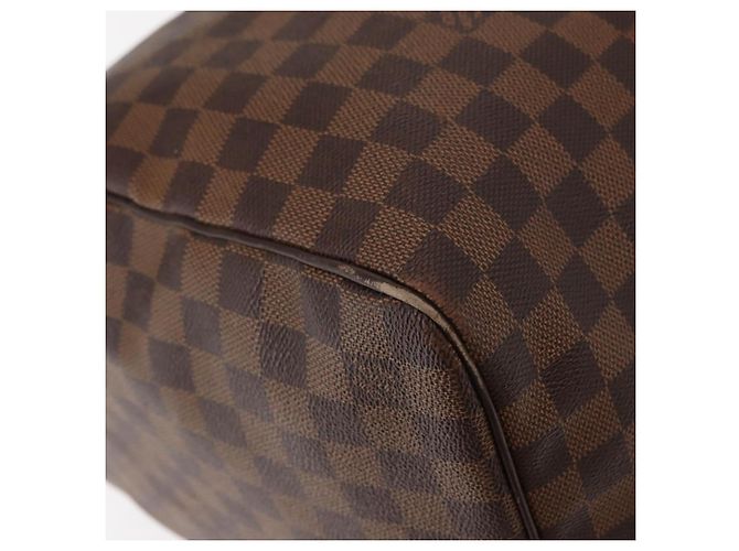 LOUIS VUITTON Borsa Boston Keepall 50 Damier Ebene N41427 Auth LV 148143 - vista 9