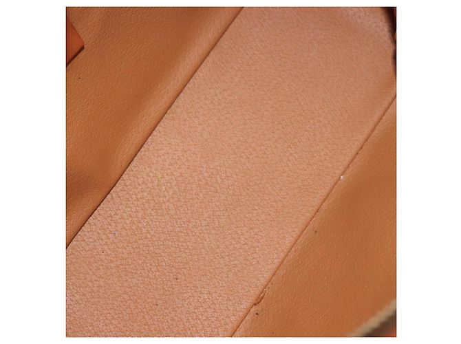 Céline Borsa a mano in tela Macadam CELINE in pelle PVC marrone oro Auth ki6132 D'oro - vista 10