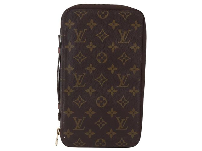 LOUIS VUITTON Organizer Da Viaggio Monogram Custodia M60119 LV Auth BA7403 Monogramma - vista 13