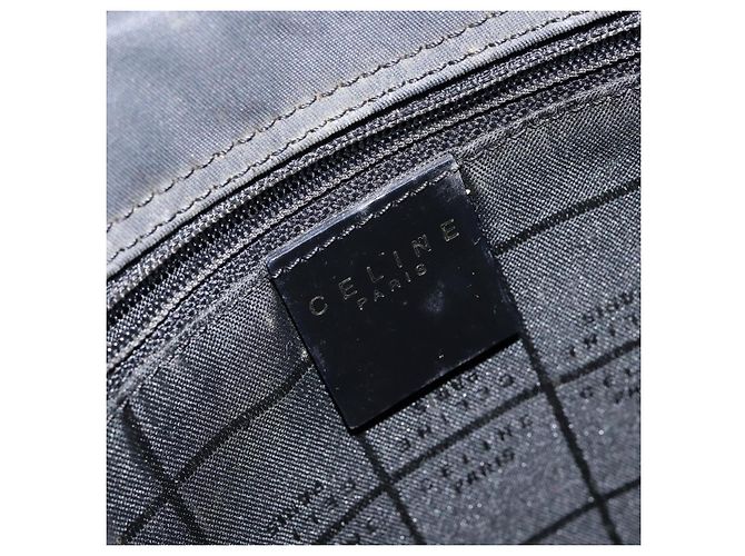 Céline Borsa a Spalla CELINE Smalto Nero Oro Auth ep11645 D'oro - vista 18