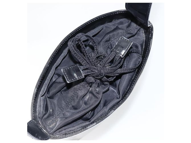 Céline Borsa a Spalla CELINE Smalto Nero Oro Auth ep11645 D'oro - vista 6