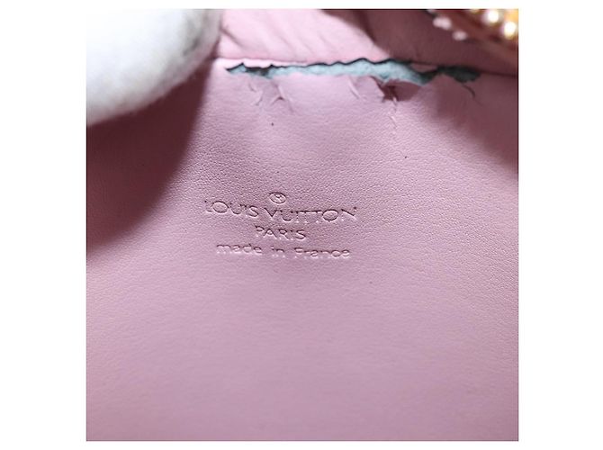 LOUIS VUITTON Bolsa Wooster Monogram Vernis Rosa Marshmallow M91037 LV Auth BA7445 - vista 10