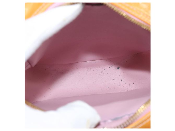 LOUIS VUITTON Bolsa Wooster Monogram Vernis Rosa Marshmallow M91037 LV Auth BA7445 - vista 11