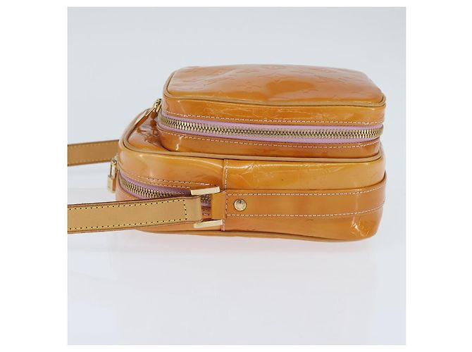 LOUIS VUITTON Bolsa Wooster Monogram Vernis Rosa Marshmallow M91037 LV Auth BA7445 - vista 3