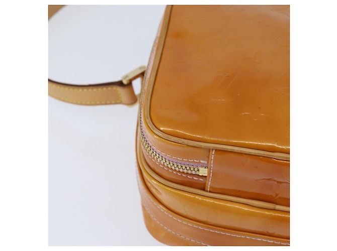 LOUIS VUITTON Bolsa Wooster Monogram Vernis Rosa Marshmallow M91037 LV Auth BA7445 - vista 9