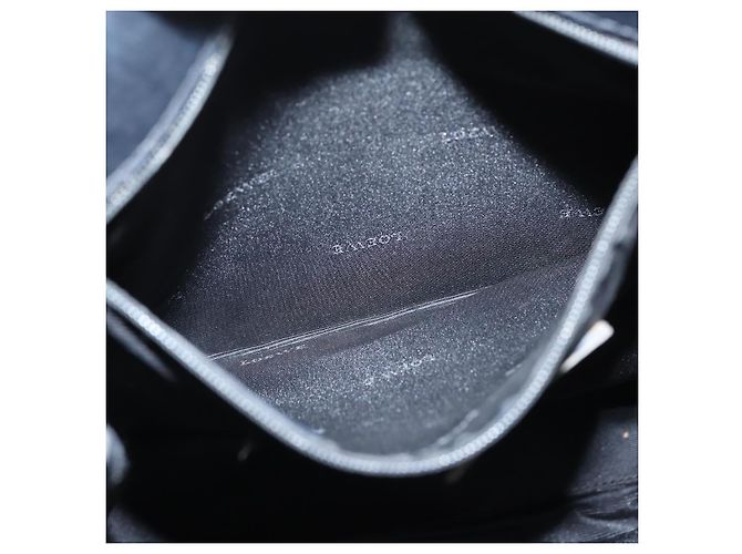 Bolso de Hombro Anagram LOEWE de Cuero Negro Plata Auténtico bs30598 - vista 11