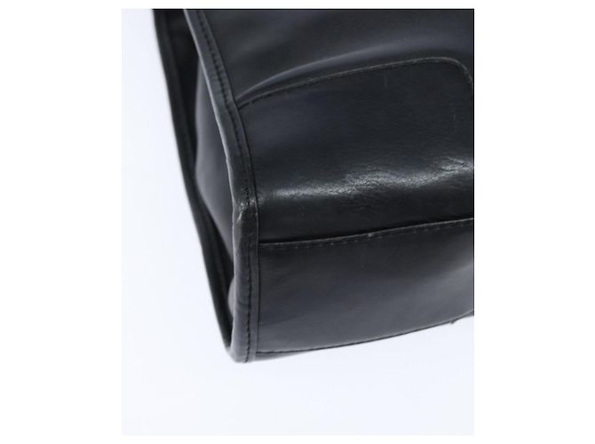 Bolso de Hombro Anagram LOEWE de Cuero Negro Plata Auténtico bs30598 - vista 15
