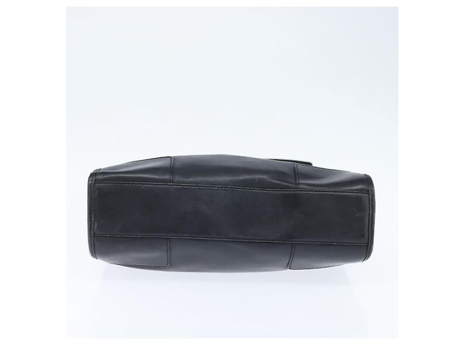 Bolso de Hombro Anagram LOEWE de Cuero Negro Plata Auténtico bs30598 - vista 5