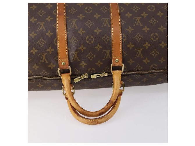 LOUIS VUITTON Borsa Boston Monogram Keepall 50 M41426 LV Auth bs30384 Monogramma - vista 7