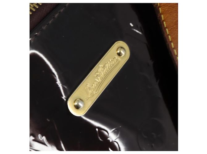 LOUIS VUITTON Borsa Tote Bellevue GM Monogram Vernis Amarante M93589 Auth 150583 Bordò - vista 17