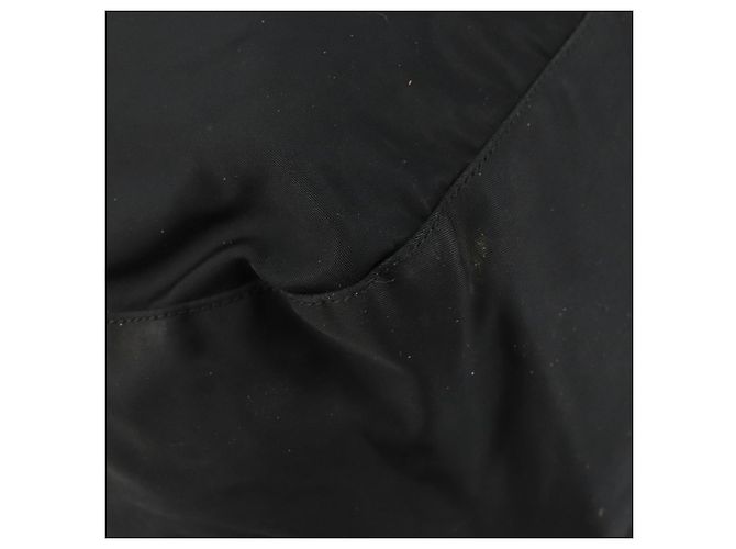 Borsa a Spalla PRADA in Nylon Pelle Nera Oro Auth bs30072 Nero D'oro - Ansicht 14