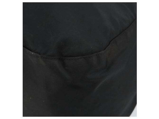 Borsa a Spalla PRADA in Nylon Pelle Nera Oro Auth bs30072 Nero D'oro - Ansicht 9