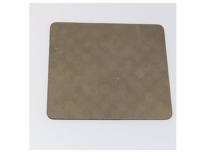 Portafoglio in pelle GG Supreme Gucci 4 pezzi Nero Beige Auth 153445 - vista 4