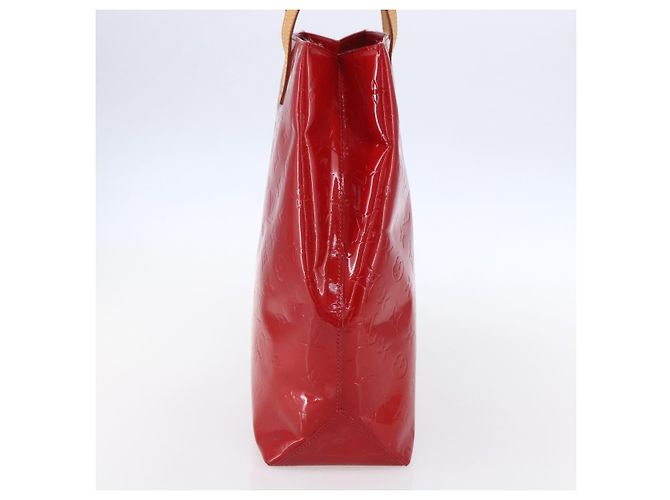 LOUIS VUITTON Monogram Vernis Reade MM Borsa a Mano Rossa M91086 LV Auth ep12185 Rosso - vista 3