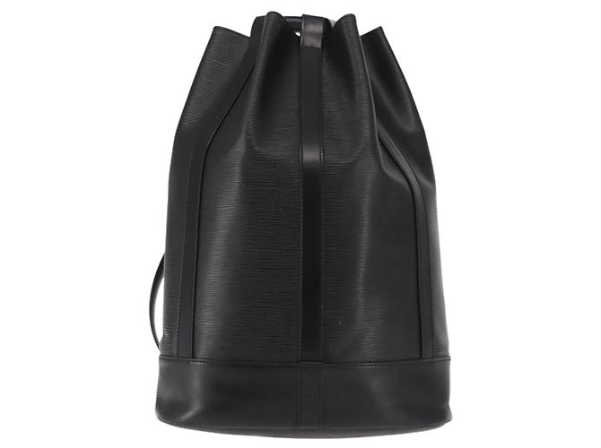 LOUIS VUITTON Borsa a Spalla Epi Randonnee GM Nera M43082 LV Auth bs29041 Nero - vista 13
