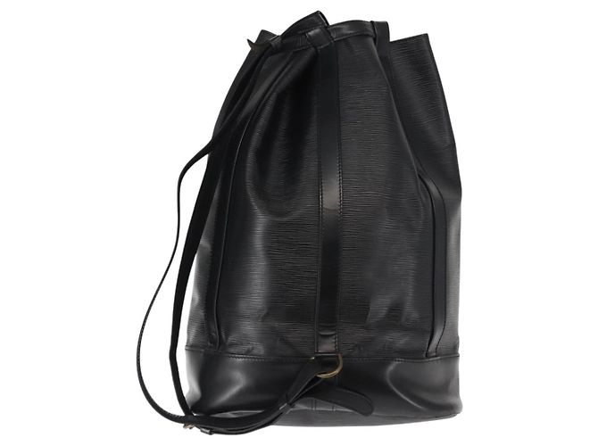 LOUIS VUITTON Borsa a Spalla Epi Randonnee GM Nera M43082 LV Auth bs29041 Nero - vista 2