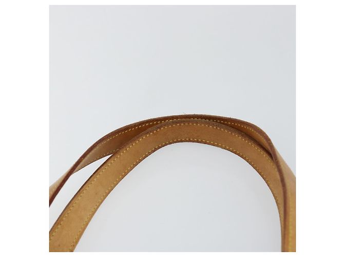 LOUIS VUITTON Bolsa de Mão Houston Monogram Vernis Bege M91004 LV Auth th6384 - vista 14