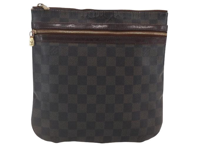 LOUIS VUITTON Pochette Bosphore Damier Ebene Borsa a Spalla N51111 LV Auth BA7744 - vista 13