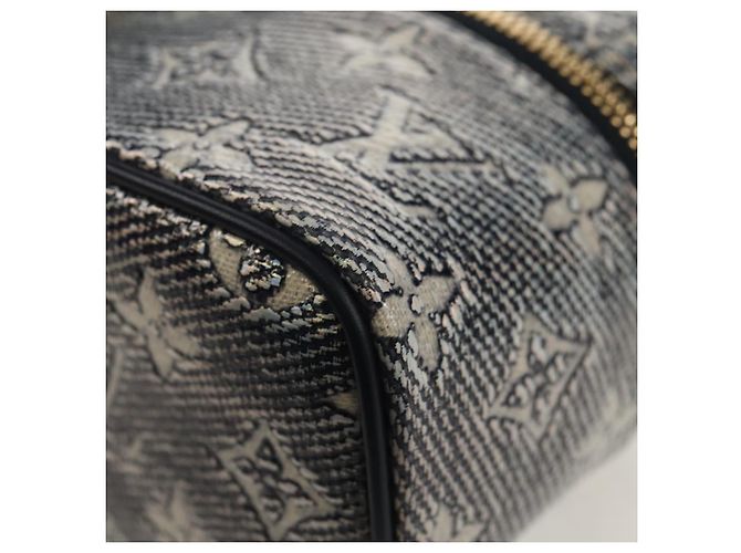 LOUIS VUITTON Monogram Laminierte Jacquard Microvanity Marine M82467 Auth 146365SAM Marineblau - Ansicht 17