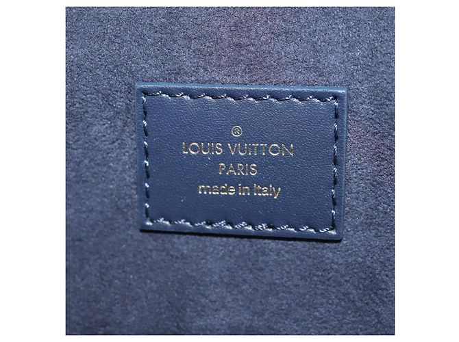 LOUIS VUITTON Monogram Laminierte Jacquard Microvanity Marine M82467 Auth 146365SAM Marineblau - Ansicht 23