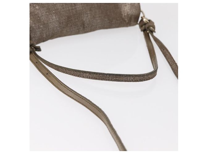 Chloé Chloe Lily Handtasche aus Canvas 2-Wege Silber Authentisch BA7806 - Ansicht 7