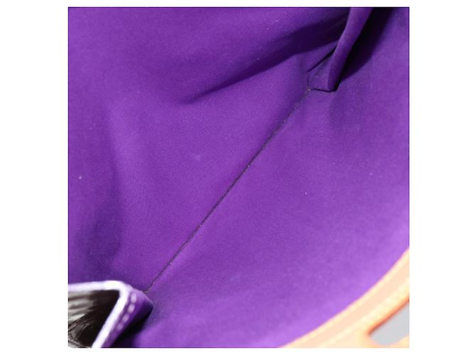 LOUIS VUITTON Borsa Tote Stanton Monogram Vernis Viola M91079 Auth BA7915 Porpora - vista 10