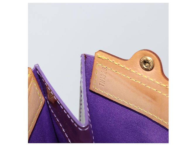 LOUIS VUITTON Borsa Tote Stanton Monogram Vernis Viola M91079 Auth BA7915 Porpora - vista 11