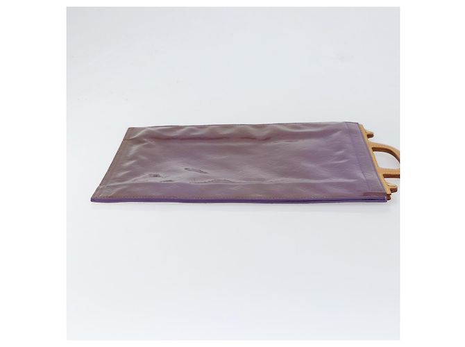 LOUIS VUITTON Borsa Tote Stanton Monogram Vernis Viola M91079 Auth BA7915 Porpora - vista 3