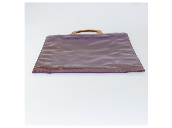 LOUIS VUITTON Borsa Tote Stanton Monogram Vernis Viola M91079 Auth BA7915 Porpora - vista 5