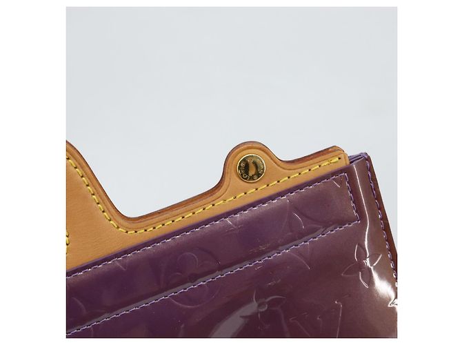 LOUIS VUITTON Borsa Tote Stanton Monogram Vernis Viola M91079 Auth BA7915 Porpora - vista 9