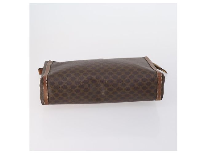 Céline Borsa a spalla in tela Macadam CELINE in pelle PVC 5 pezzi marrone beige Auth ki6173 - vista 5
