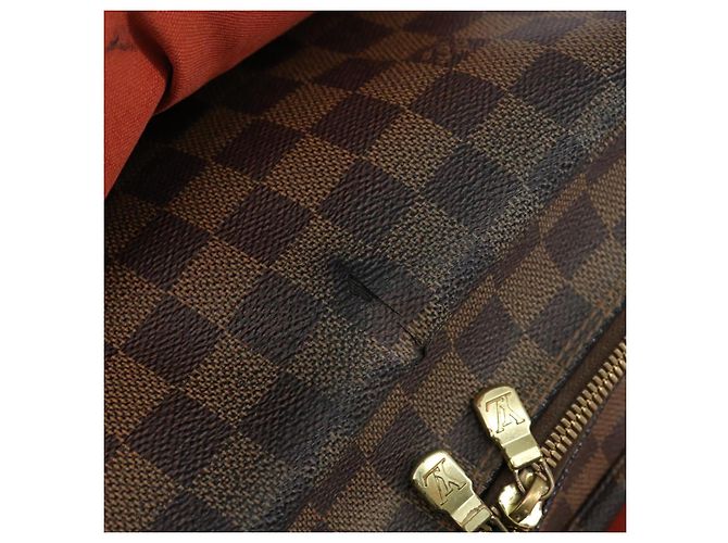 LOUIS VUITTON Borsa a Spalla Naviglio Damier Ebene N45255 LV Auth 149610 - vista 10
