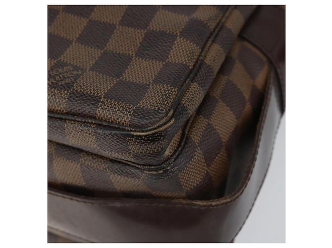 LOUIS VUITTON Borsa a Spalla Naviglio Damier Ebene N45255 LV Auth 149610 - vista 15