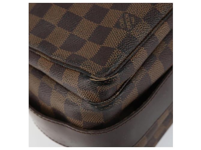 LOUIS VUITTON Borsa a Spalla Naviglio Damier Ebene N45255 LV Auth 149610 - vista 16