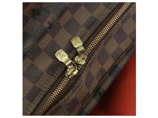 LOUIS VUITTON Borsa a Spalla Naviglio Damier Ebene N45255 LV Auth 149610 - vista 21